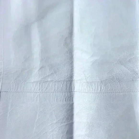 Peter Som White Leather Cropped Pants - Picture 13 of 15